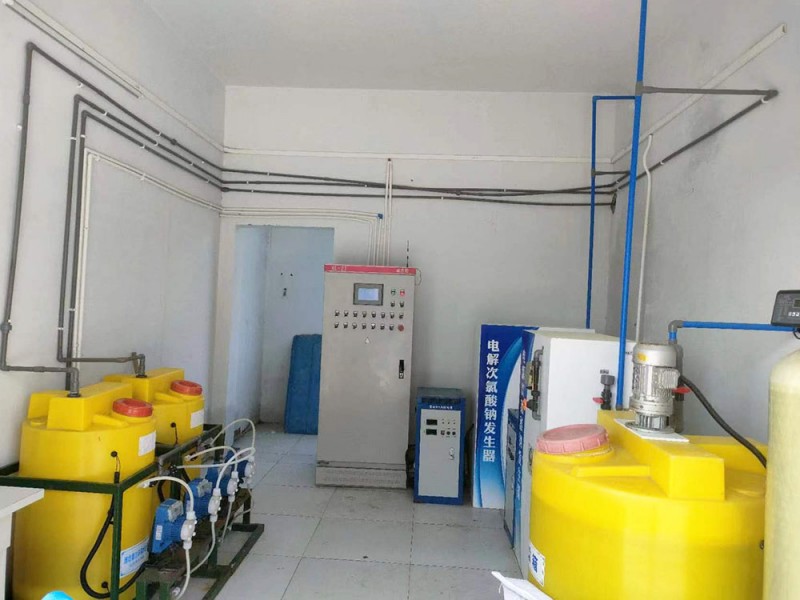 重庆水厂采用100g/h电解次氯酸钠发生器进行自来水消毒